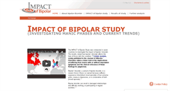 Desktop Screenshot of impactofbipolar.com
